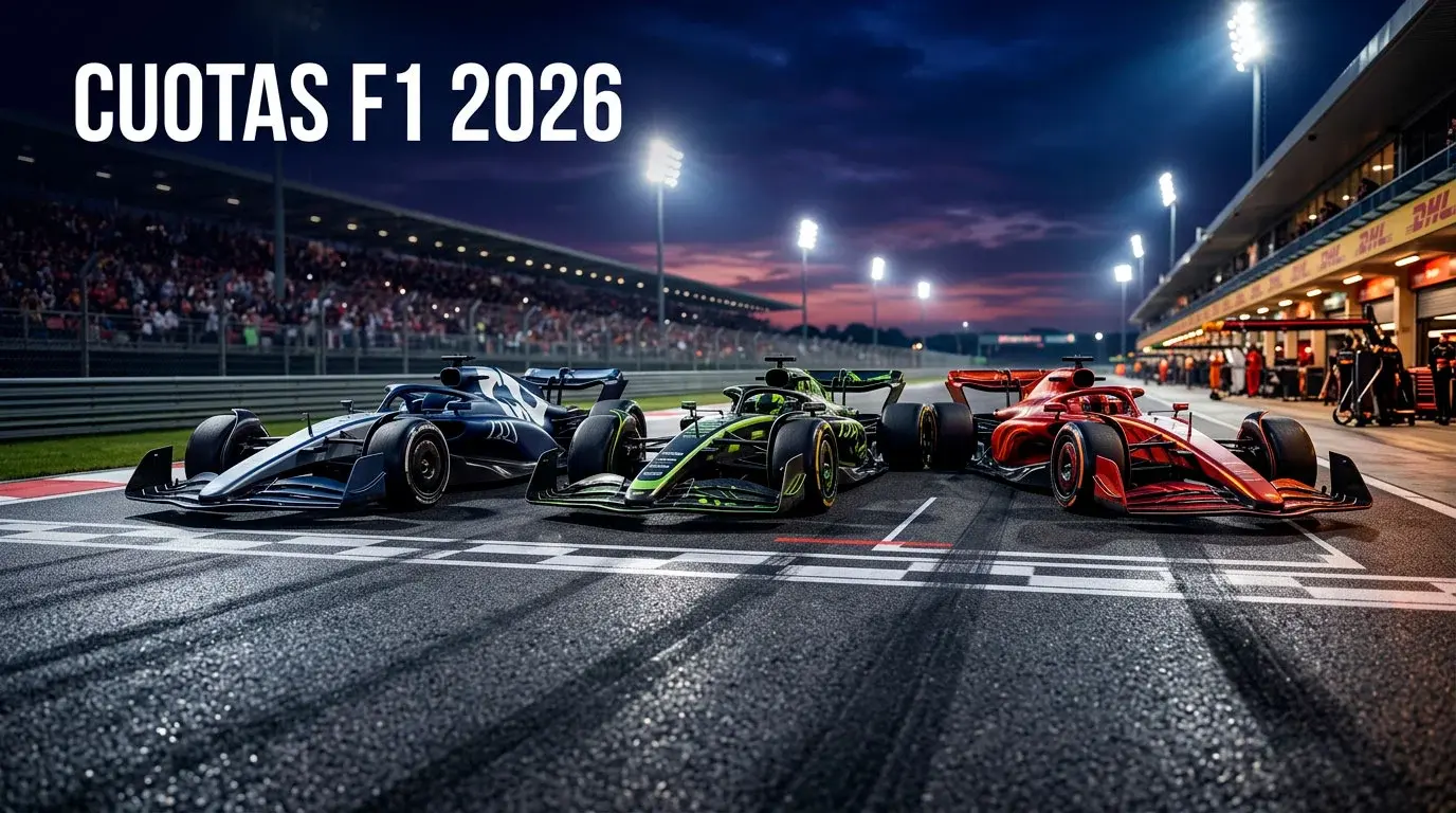 Comparativa de cuotas F1 2026 entre operadores DGOJ: pilotos, constructores y análisis de valor