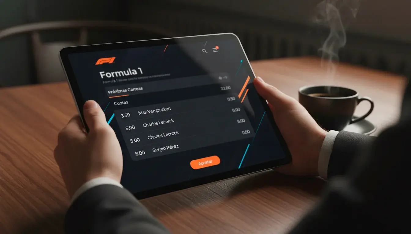 Tipos de mercados de apuestas en Fórmula 1 — futuros, head-to-head, pole position